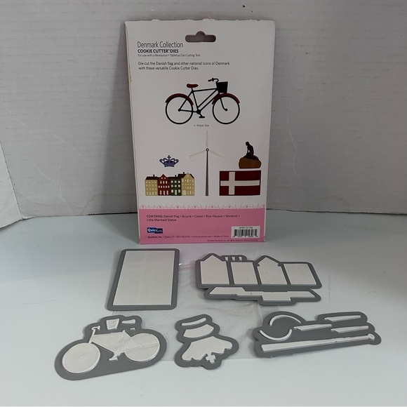 Quickutz 6-pc cookie cutter dies - DENMARK collection - Picture 2 of 6